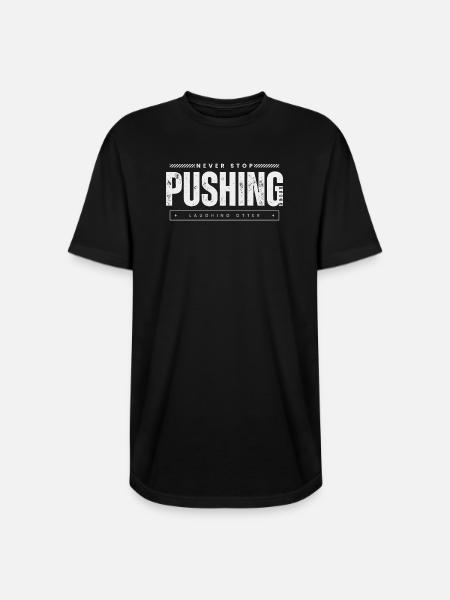 Energize Your Journey - Long Body Men’s T-Shirt - black