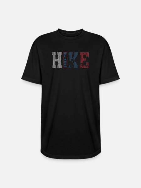 Tokyo Bold Rope Text Distressed - Long Body Men’s T-Shirt - black