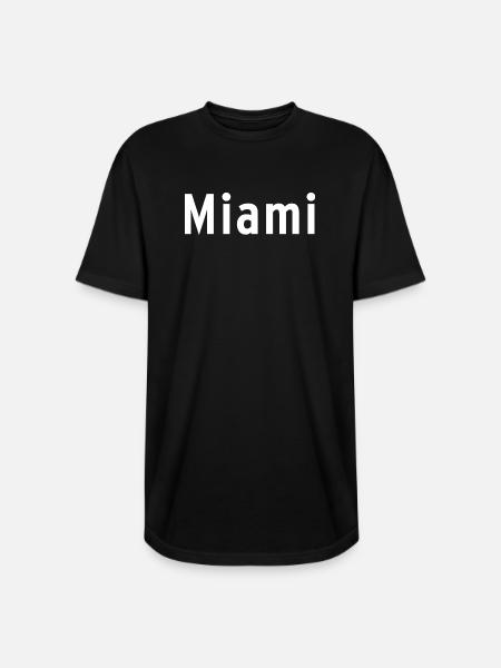 Miami - Long Body Men’s T-Shirt - black