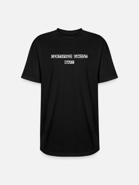 Certified Ghost Bait: Ransom-Note Style - Long Body Men’s T-Shirt - black