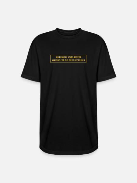 Internet Humor Money Meme - Long Body Men’s T-Shirt - black