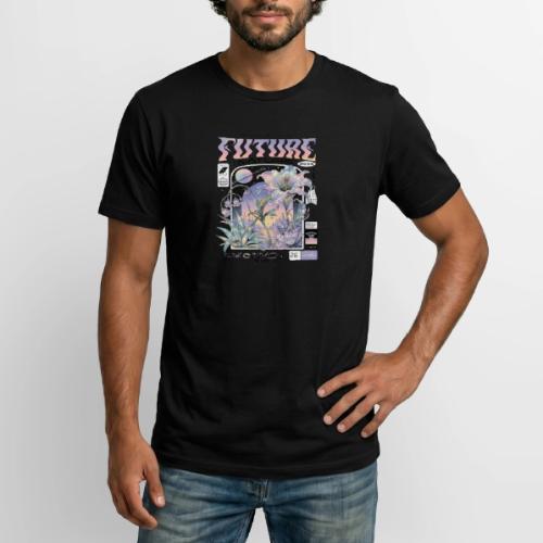 Future Nature Retro-Futuristic - Long Body Men’s T-Shirt