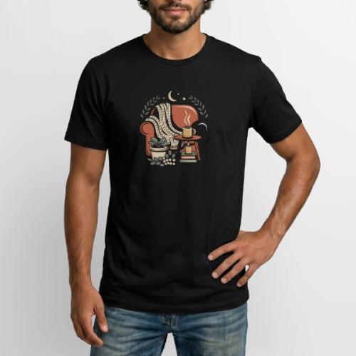 Moonlit Cozy Night Recliner - Long Body Men’s T-Shirt