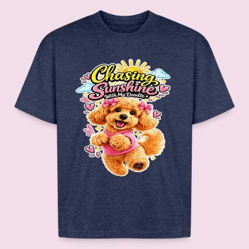Chasing Sunshine With My Doodle - Boxy Fit Unisex T-Shirt