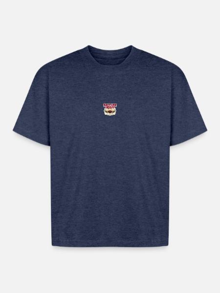 BROTHER NERVY | Tokyo Nights - Boxy Fit Unisex T-Shirt - vintage heather navy
