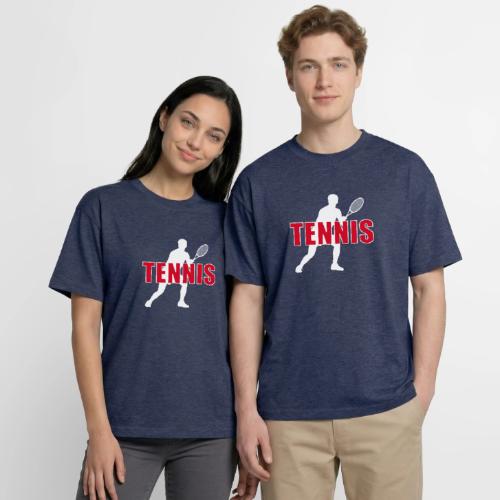 Red Court Tennis - Boxy Fit Unisex T-Shirt