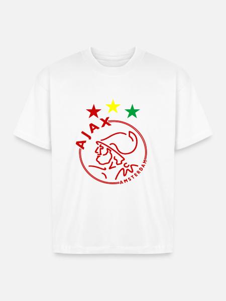 ajax amsterdam - Boxy Fit Unisex T-Shirt - white