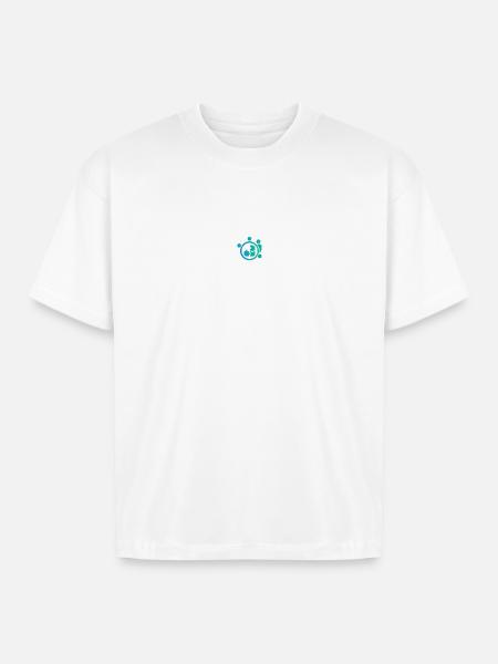 Global Team Connection - Boxy Fit Unisex T-Shirt - white