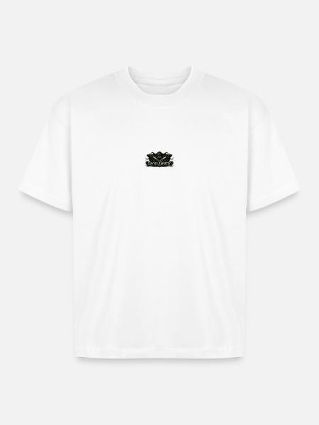 Lovely Grizzly Twitch Logo - Boxy Fit Unisex T-Shirt - white