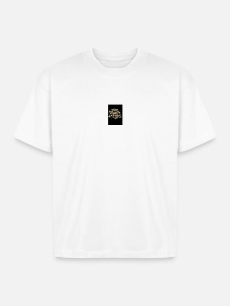 Motivational & Comfy Tee - Boxy Fit Unisex T-Shirt - white
