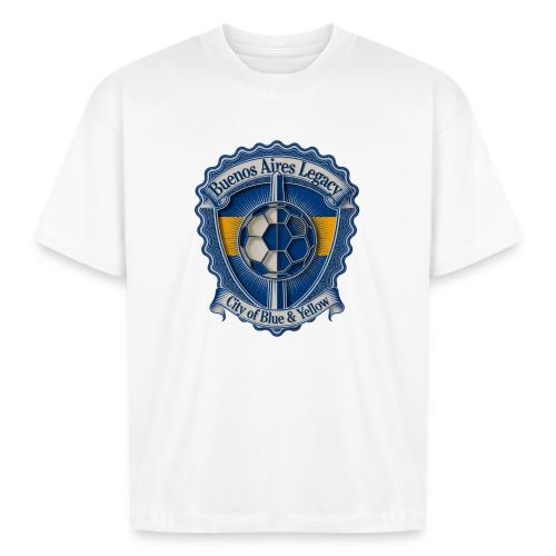 Buenos Aires Legacy T Shirt, Soccer City Pride Gif - Boxy Fit Unisex T-Shirt