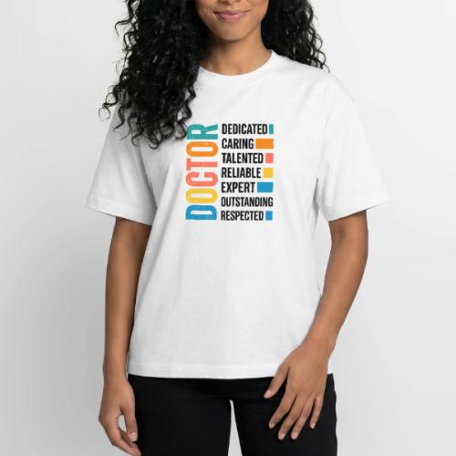 Proud Doctor Traits - Boxy Fit Unisex T-Shirt