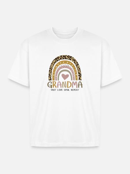 Grandma Day - Boxy Fit Unisex T-Shirt - white