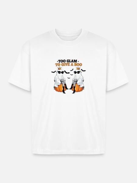 Royal Boo Doppelganger - Boxy Fit Unisex T-Shirt - white