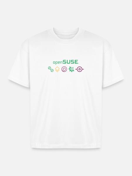 Distro Flavors - Boxy Fit Unisex T-Shirt - white