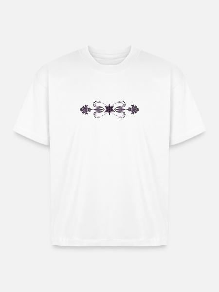 Ornament - Boxy Fit Unisex T-Shirt - white