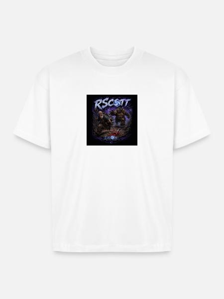RScott Tee - Boxy Fit Unisex T-Shirt - white