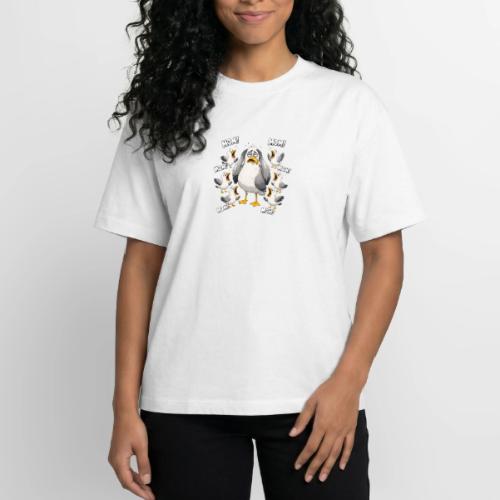 Seagull Mom Chaos - Boxy Fit Unisex T-Shirt