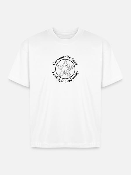 CS_T-shirt_2009 - Boxy Fit Unisex T-Shirt - white