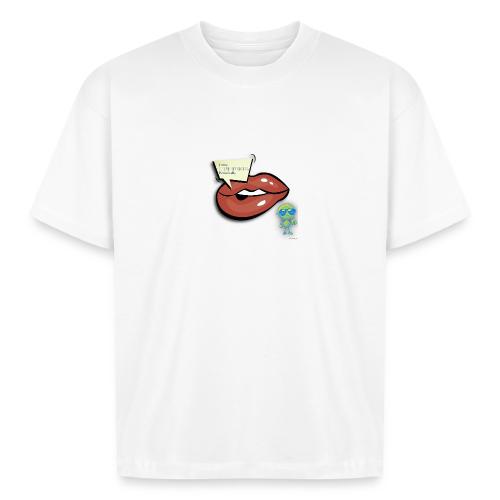 Smoon City_I wear lipstick - Boxy Fit Unisex T-Shirt
