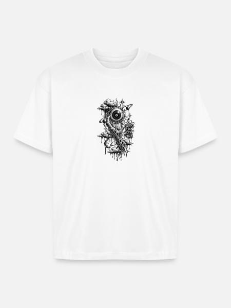 Reality Is Just Another Dream - Boxy Fit Unisex T-Shirt - white