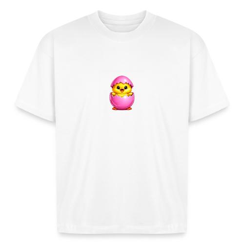 Easter Chick Pink - Boxy Fit Unisex T-Shirt
