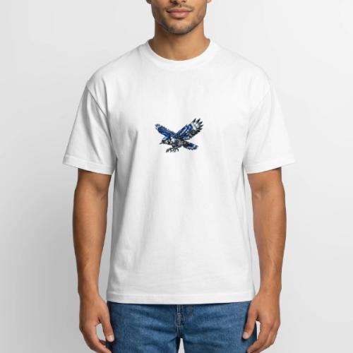 Silver Blue Jay Dive - Boxy Fit Unisex T-Shirt