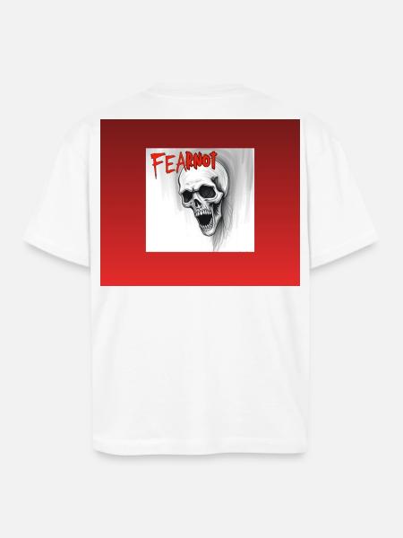 Fear not - Boxy Fit Unisex T-Shirt - white
