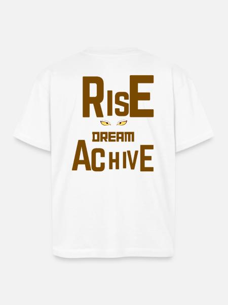 Visionary Ambition - Boxy Fit Unisex T-Shirt - white