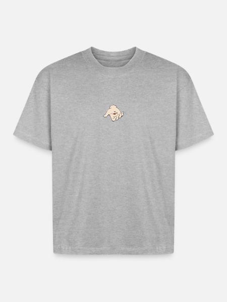Pill Palette Hand - Boxy Fit Unisex T-Shirt - heather gray