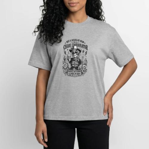 Chaos Coordinator Mom Skeleton Cowgirl - Boxy Fit Unisex T-Shirt