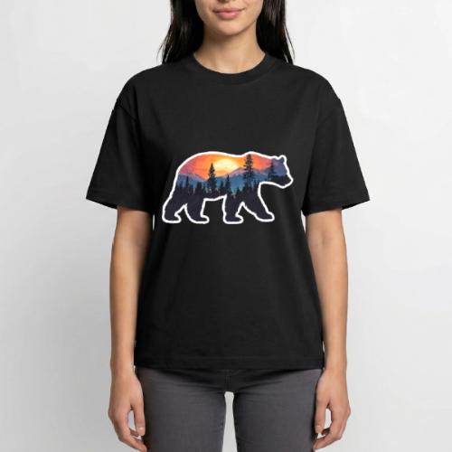 Mountain Spirit Bear - Boxy Fit Unisex T-Shirt