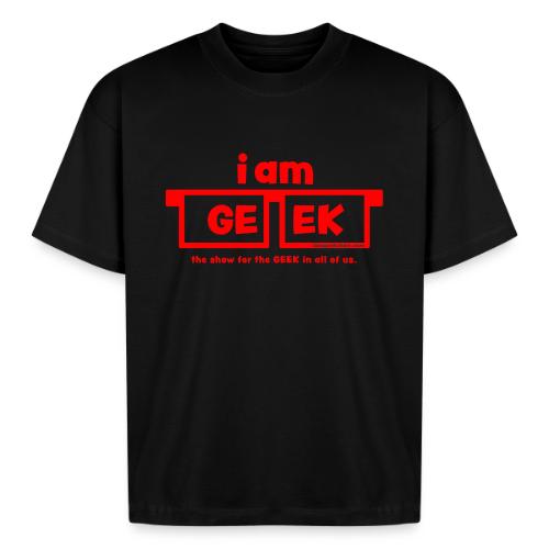 iamGEEK RED - Boxy Fit Unisex T-Shirt