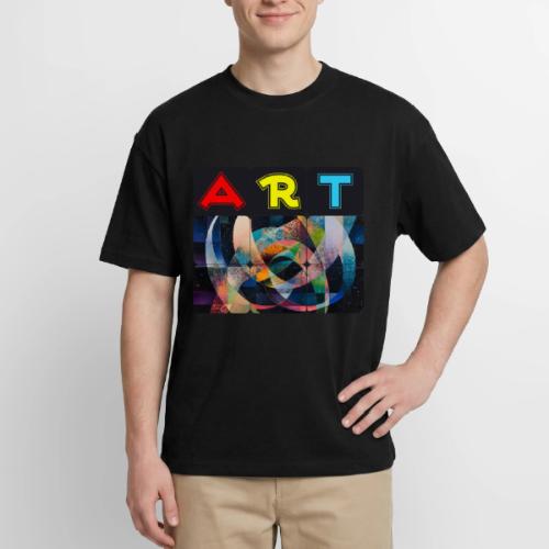 Art of Stripes and Shades - Boxy Fit Unisex T-Shirt