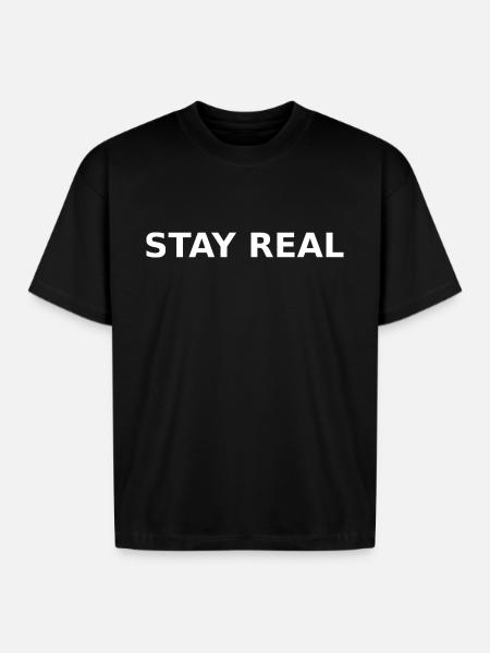 Design image not provided - Boxy Fit Unisex T-Shirt - black
