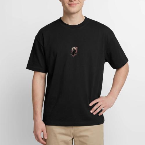 Samurai cherry blossoms - Boxy Fit Unisex T-Shirt