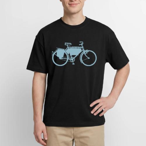 swiss_army_bike_bw - Boxy Fit Unisex T-Shirt