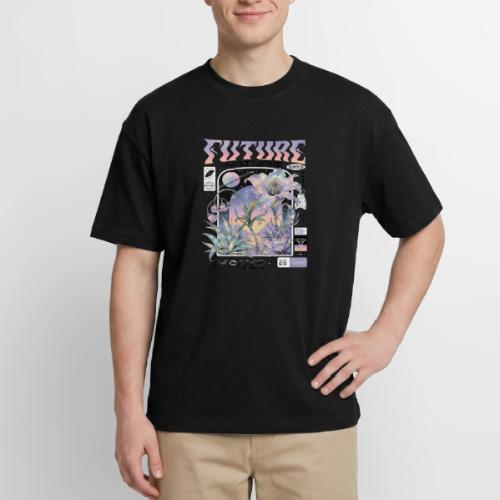 Future Nature Retro-Futuristic - Boxy Fit Unisex T-Shirt
