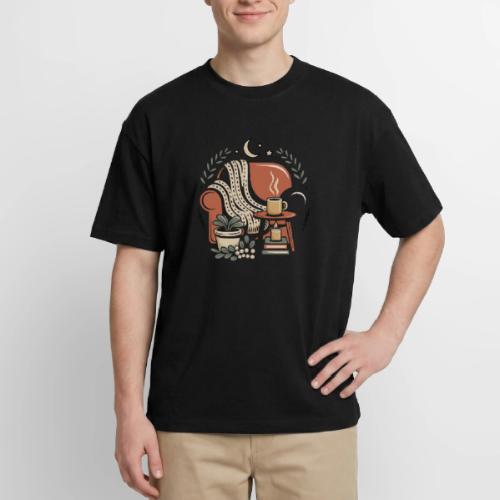 Moonlit Cozy Night Recliner - Boxy Fit Unisex T-Shirt