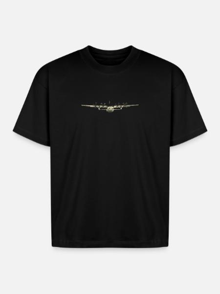 C-130 Herkules - Boxy Fit Unisex T-Shirt - black