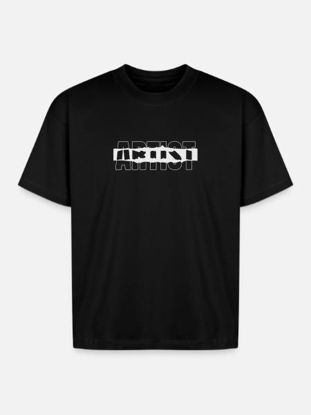 Artist - Boxy Fit Unisex T-Shirt - black