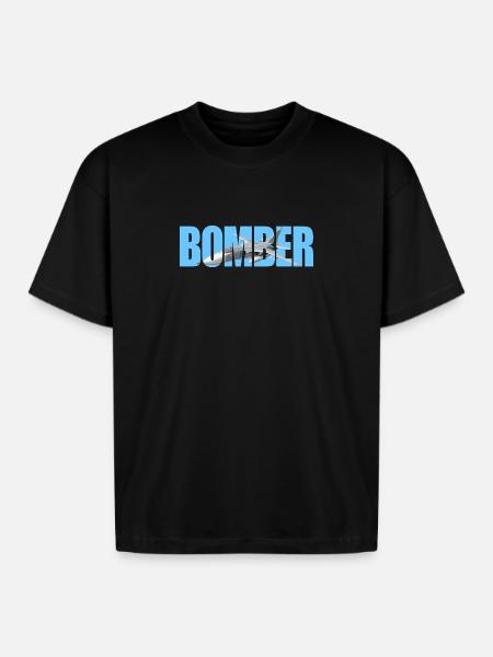Bomber Su-24 - Boxy Fit Unisex T-Shirt - black
