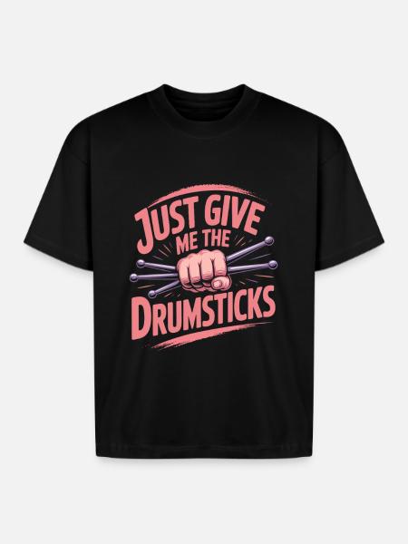Cardio Drumming - Boxy Fit Unisex T-Shirt - black