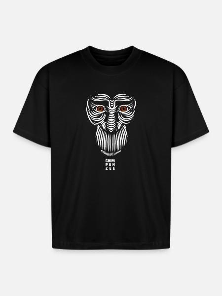 Sad Face - Boxy Fit Unisex T-Shirt - black
