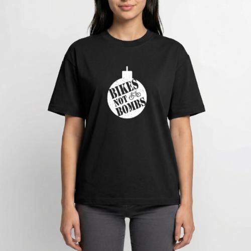 Bikes Not Bombs - Boxy Fit Unisex T-Shirt