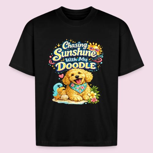 Chasing Sunshine With My Doodle - Boxy Fit Unisex T-Shirt