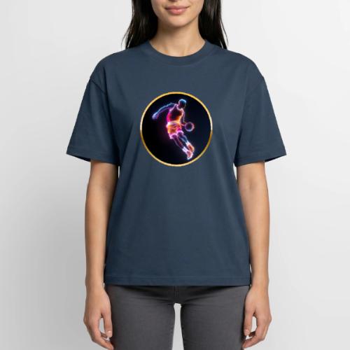 Neon Basketball Player - Boxy Fit Unisex T-Shirt