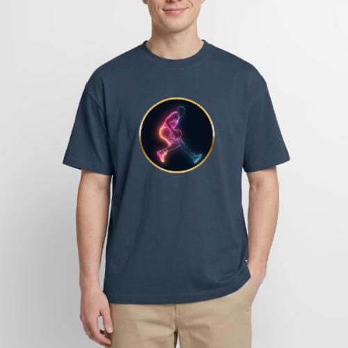 Basketball: Golden Court Glow - Boxy Fit Unisex T-Shirt