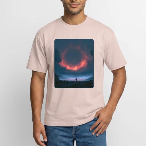 Supernova Reflection Space Scene - Boxy Fit Unisex T-Shirt