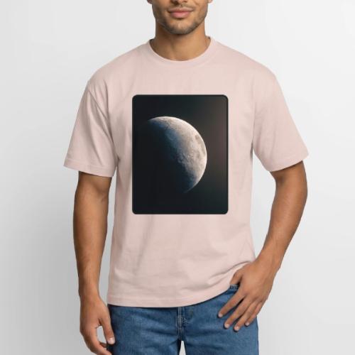 Crescent Moon Celestial Artwork - Boxy Fit Unisex T-Shirt